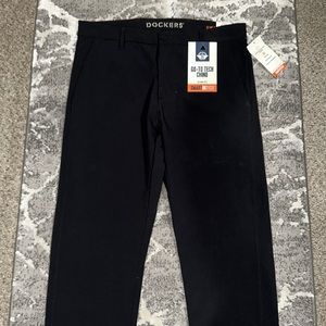 Dockers Go-To Tech Slim Fit Chinos Black 32 x 30